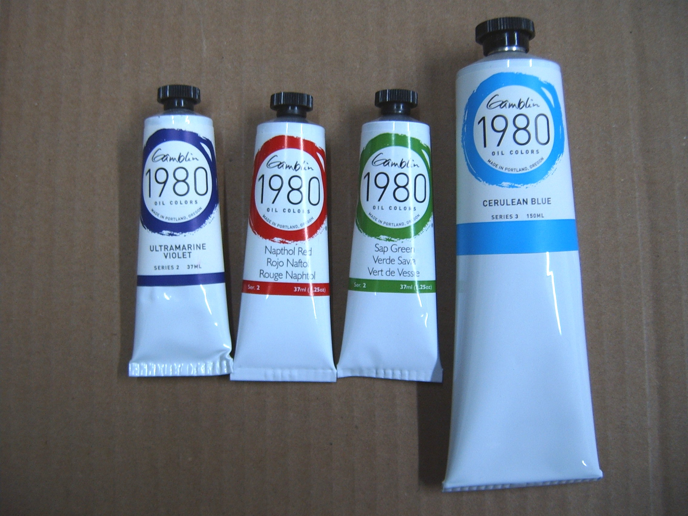 Gamblin 1980 oils